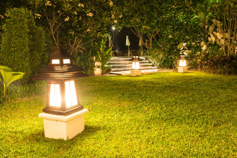 Courtyard Light Installation in Provo, UT