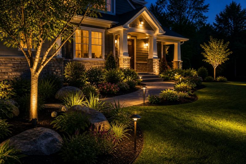 Terrace Lighting Installation in Orem, UT